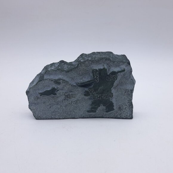 The Seal Hunt Soapstone Carving By Raffaele Rotondo - Picture 1 of 10